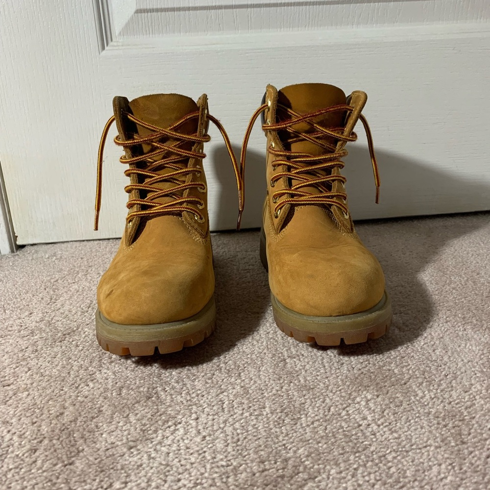 1997 y2k Timberland Honey Lace-Up Boots